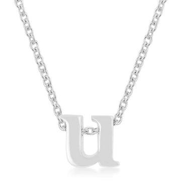 Finish Initial U Pendant